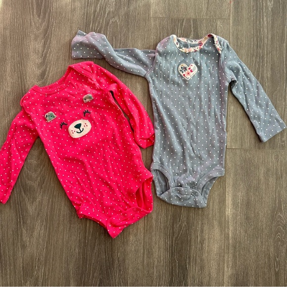 Carter’s 12M onesies (2) - Picture 1 of 6